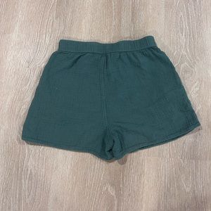 Green high-rise Shorts